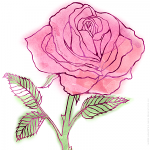 Garden Sunshine "Rose" design by Charm Design Studio, LLC.
