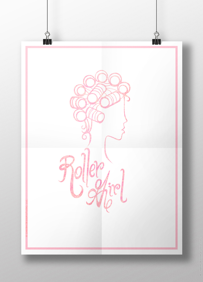 Roller Girl by Charm Design Studio, LLC.