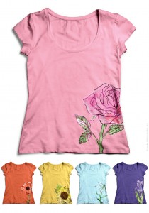 Garden Sunshine T-shirt designs by Charm Design Studio