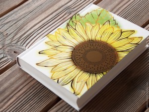 Garden Sunshine sunflower journal by Charm Design Studio